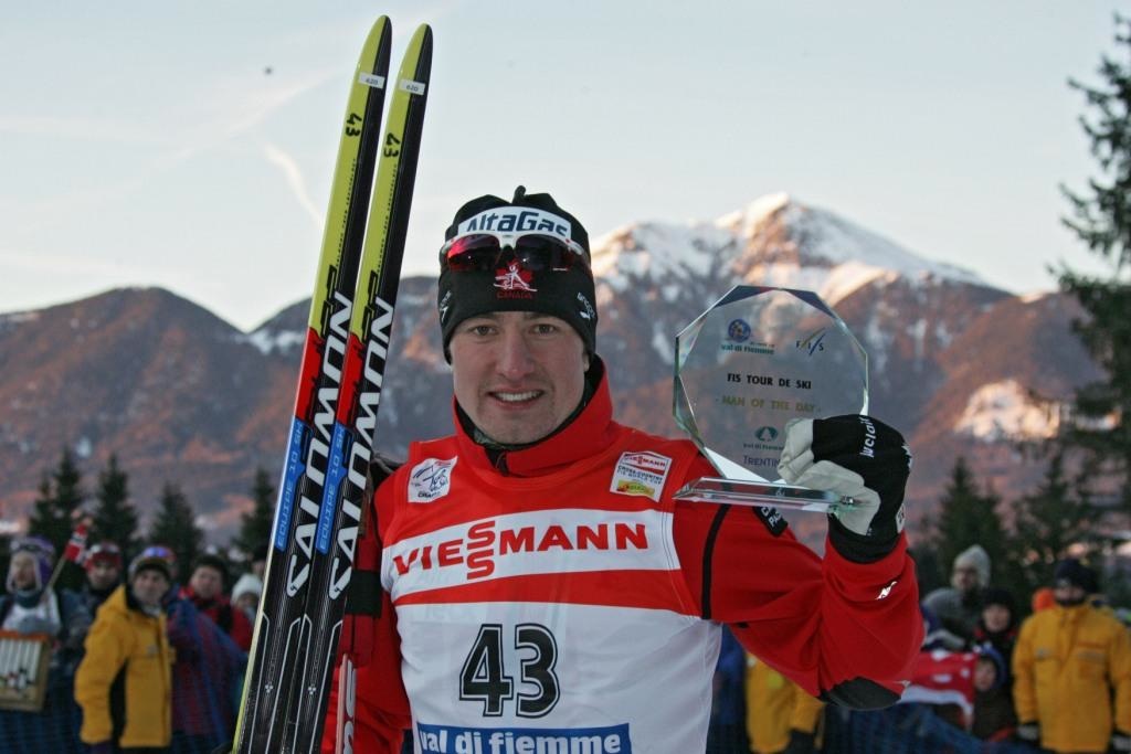 Ivan Babikov, the fastest man of the day at the final stage of the Tour de Ski in 2009.