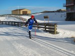 Classic skiing at the Snowfarm.