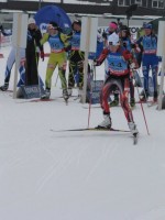 Canadian biathlete Audrey Vaillancourt at the 2011 Biathlon World Juniors in Nove Mesto, Czech Republic. (Photo: Judy Geer)