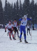 The start of the women's F3 category 15K skate race on March 5 showed promise of a fierce fight for the medals. (Photo: Inge Scheve)