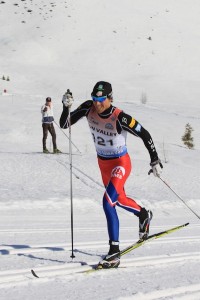 Andy Newell (USST/SMS), skiing to his qualifying win.
