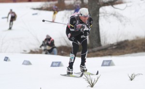 Andy Newell in the 15 k classic mass start in Falun, Sweden.