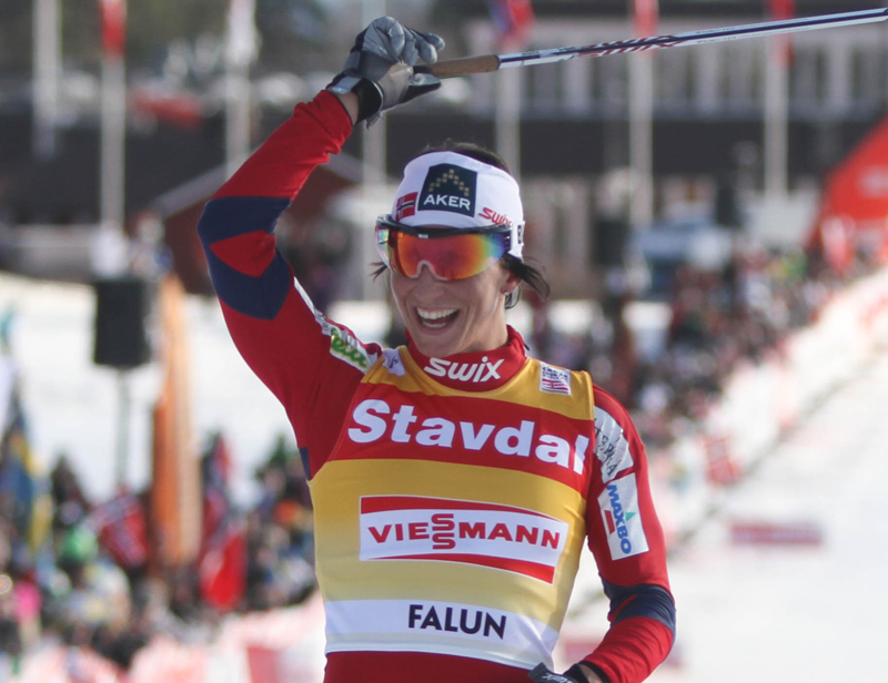 BjoergenWorld Cup Finals, Falun, Sweden, women's 10km freestyle pursuit, 2012