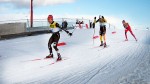 Fletcher Leading Edelmann and Storlien early in the race (Photo: Margo Christiansen USSA)