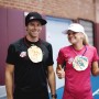 Top of the day's podium for sure for Newell and Diggins.  Photo: Katie Osgood. thumbnail