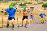 Member of the National Training Group during a threshold workout at Soldier Hollow last week. Photo: Matt Whitcomb/U.S. Ski Team.