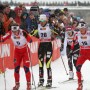 Sophie Caldwell (USA) tucking in behind Oestberg in the quarterfinals. thumbnail