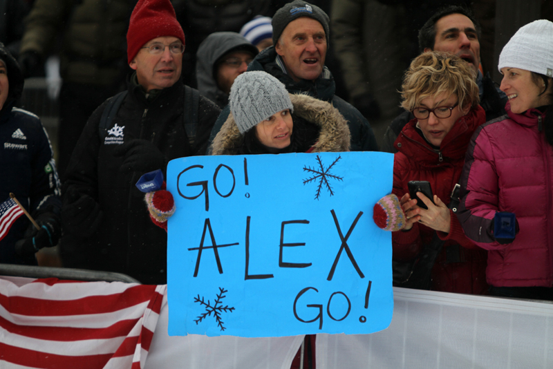 One of many Alex Harvey cheering sections at the Canadian World Cup in Quebec City, which took place Dec. 7-8, 2012.