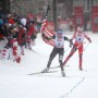 Kikkan Randall (USA) takes a victory lap in front of what might as well be called a home crowd. thumbnail