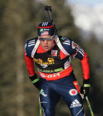 Despite Missing 'Top Gear,' Burke Notches Fourth in Pokljuka Sprint