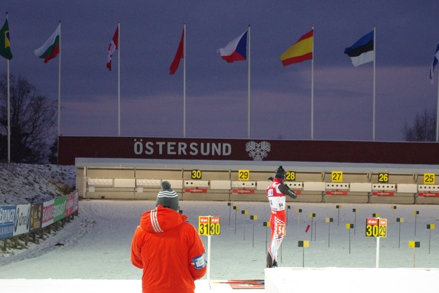 Rosanna Crawford (CAN) on the range in Östersund in 2012.