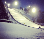 The International Ski Federation (FIS) tweeted this photo of the ski jump in Kuusamo, Finland, with the caption "Winter Wonderland." US Nordic Combined member said it was just that: "Despite rumors of little snow in Kuusamo, by the time we arrived there was plenty of snow, cold conditions and great jumping."