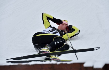 Patterson catching her breath after finishing. Photo: Liberec2013.