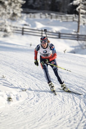 Susan Dunklee also made the pursuit, placing 49th. Photo: USBA/NordicFocus.