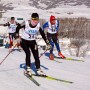 Monica Markvardsen, Becca Rorabaugh, Anna Svendsen, 2013 U.S. nationals women's 10 k freestyle individual start Soldier Hollow thumbnail