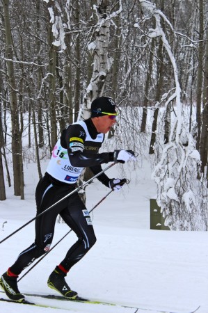 Erik Bjornsen (USA) in qualifying. Photo: Annie Hart.