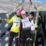 Rosie Brennan, Sadie Bjornsen, Kate Fitzgerald, women's 10 k podium U.S. nationals Soldier Hollow thumbnail