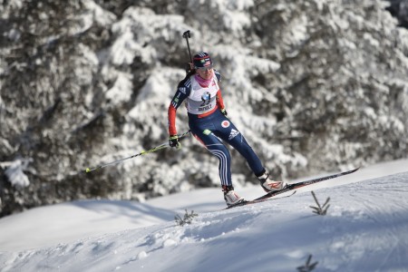 Sara Studebaker placed 46th for the U.S. Photo: USBA/NordicFocus.