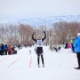 Sadie Bjornsen celebrates national title / 20 k classic mass start thumbnail