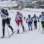 Sadie Bjornsen leading the front pack thumbnail