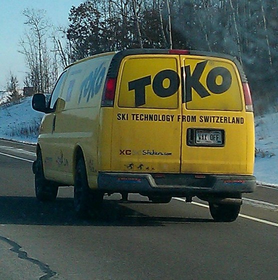 Seen in Hayward - the beloved Toko van now serving the midwest.