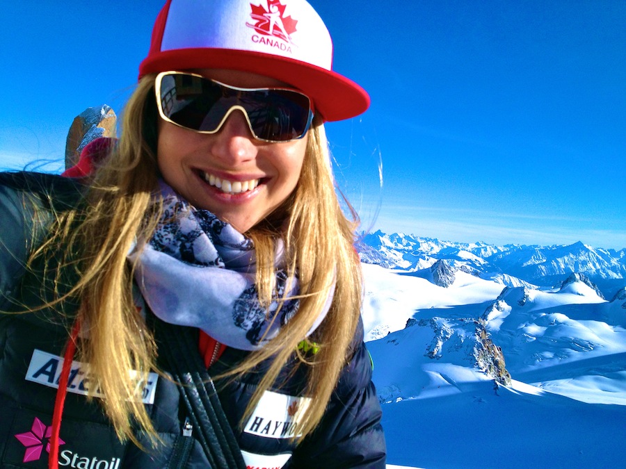 Canadian World Cup Team member and 2006 Olympic gold medalist Chandra Crawford in Chamonix-Mont-Blanc, France. (Courtesy photo)
