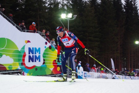 Susan Dunklee had the 14th-fastest ski time of the day.