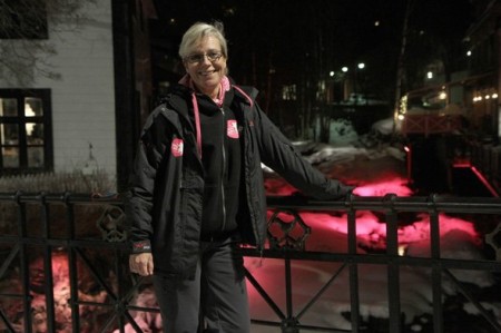 Winther in town for the pink-themed 2012 Inga-laami. Photo: Jorgen Skaug courtesy of Inga-laami.