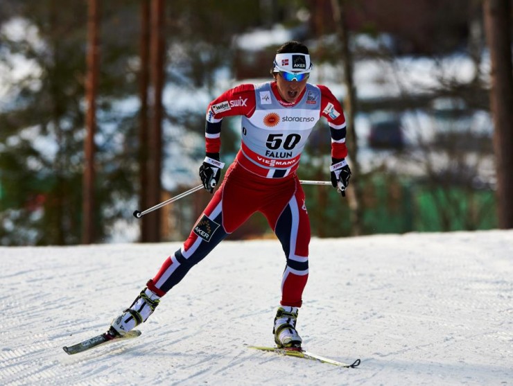 If Marit Bjorgen can't change people's perceptions about what women can accomplish in sports, then what can? (Photo: Fischer/Nordic Focus; facebook.com/FIS Cross Country)
