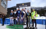 2013 Canadian Nationals men's freestyle team sprint podium: (Photo: Peggy Hung)