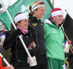 University of Vermont junior Anja Gruber won the 5 k classic race at NCAA Championships on Thursday by 11.1 seconds over Dartmouth's Mary O'Connell. Marine Dusser (University of Alaska, Anchorage) took third.