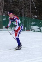 Caldwell on course. Photo: Judy Geer.