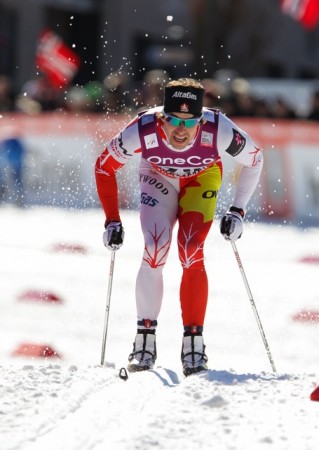 Canadian World Cup Team member Alex Harvet, who qualified in 30th and went on to place 20th in Wednesday's 1.3 k classic sprint in Drammen, Norway. (Photo: Fischer/Nordic Focus) 