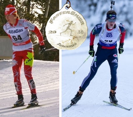 Anne-Marie Comeau (Pierre-Harvey National Training Centre) and Sean Doherty (Vermont Biathlon Association) are FasterSkier's Juniors of the Year.