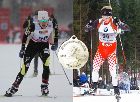 Sophie Caldwell (Strattom Mountain School T2) and Scott Gow (Biathlon Canada National Team) are FasterSkier's Rookies of the Year.