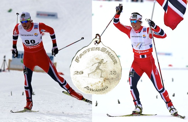 Marit Bjørgen Petter Northug Skiers of the Year