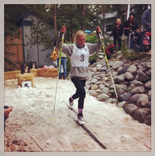 Kristin Størmer Steira on course. (Photo: Devon Kershaw)