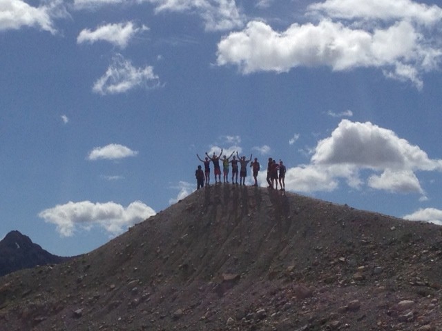 The Sun Valley Gold Team on the Iceline Trail in YoHo National Park earlier this month. (Photo: Colin Rodgers)