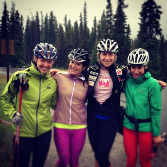 Team Ninja: Zoe Roy, Alana Thomas, Chandra Crawford, and Amanda Ammar