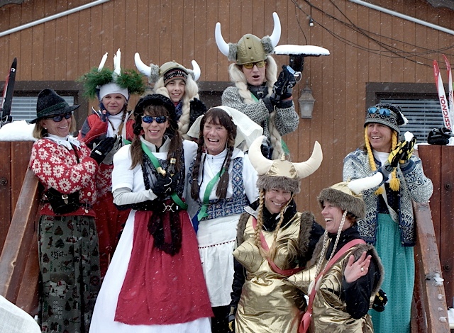VAMPS having fun at the Inga-Låmi cross-country ski tour at the Sun Valley Nordic Center. (Photo: Muffy Ritz)