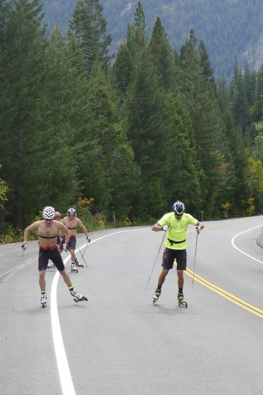 The Canadian World Cup Men's Team hard at work near Truckee, Calif., during their final dryland camp from Oct. 1-17. (Photo: Justin Wadsworth)
