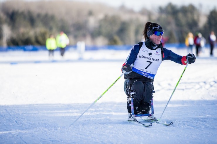 Wheelchair-racing superstar Tatyana McFadden at her first IPC World Cup races in Cable, Wis., last season.  (Photo: U.S. Paralympics/James Netz)