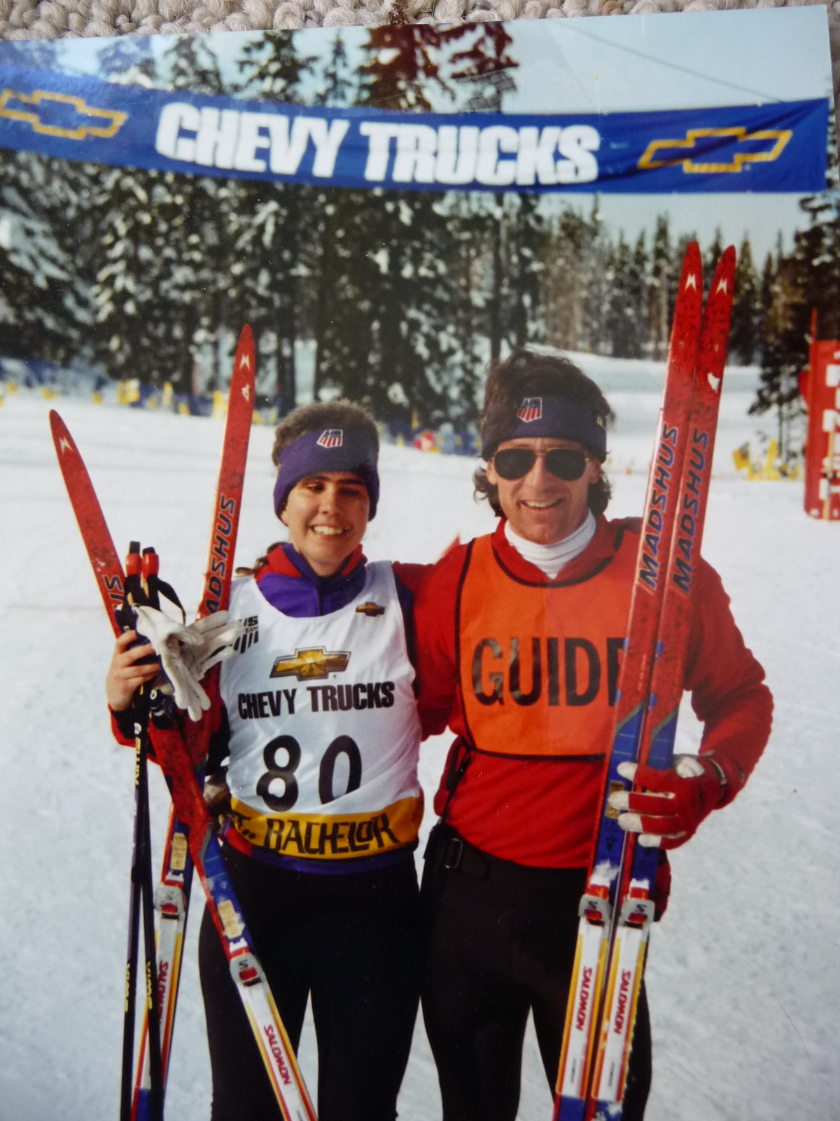 Stevens and Neaves at one of their many races leading up to Nagano. (Courtesy photo)