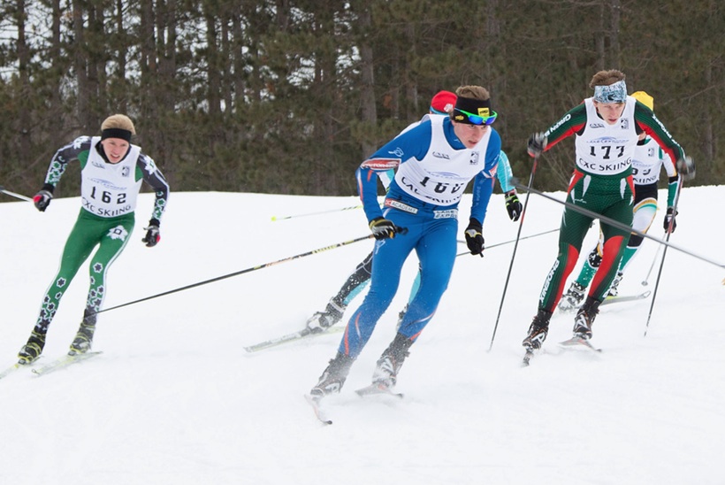Aspirus Nordic Challenge hosted by Knicker Nordic Ski Club over the weekend in Wausau, WI, a Midwest Jr. National Qualifying event (Photo: CXC)