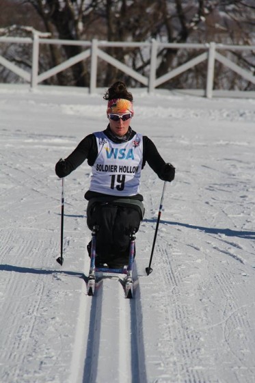 Tatyana McFadden as 2012 National Adaptive Ski Championships, Soldier Hollow.