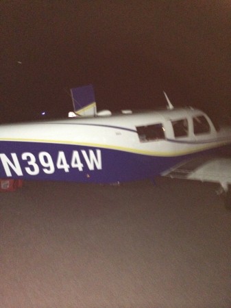 The chartered plane Brian Gregg and Matt Liebsch took to Bozeman, Mont., on Dec. 7. (Courtesy photo)