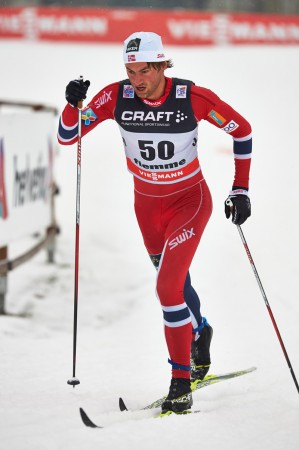 Petter Northug racing in 2014 in Val di Fiemme, Italy. (Photo: Fischer/Nordic Focus)