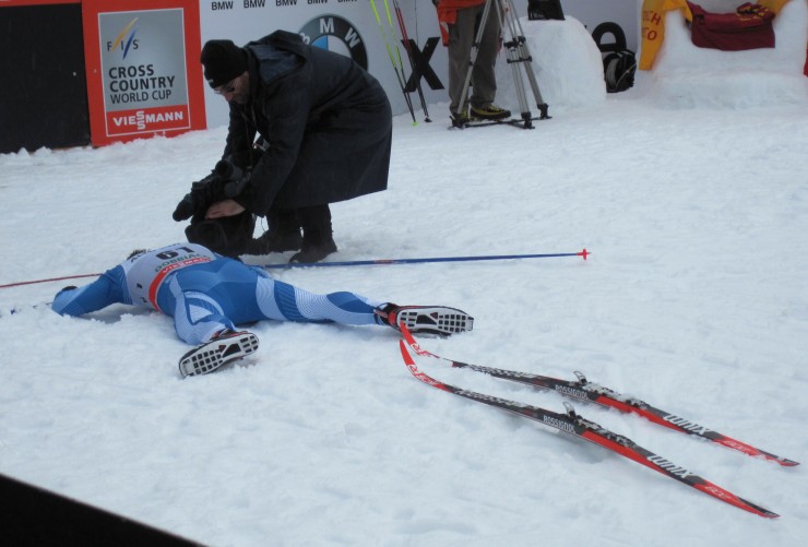 Finland's 22-year-old Iivo Niskanen after notching his first World Cup top-10 on Jan. 18 in the 15 k classic in Toblach, Italy. 