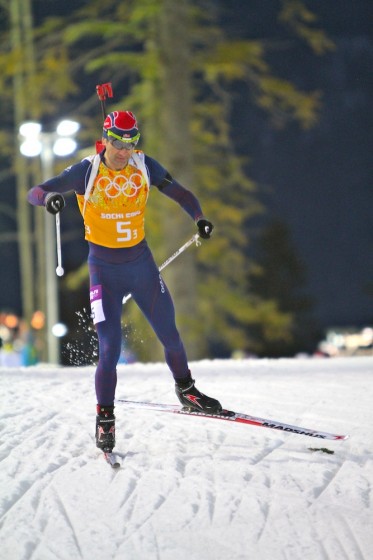 Ole Einar Bjørndalen's  VO2max  of 86 mL∙kg∙min-1 is higher than the 95% confidence interval of other Norwegian biathlon medalists. But it's not the only thing that makes him the King of Biathlon - he shot 89% en route to four gold medals at the 2002 Olympics, and his mental focus and tough training are legendary.