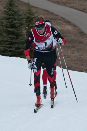 Niklas Persson of the University of Utah placed third at the 2014 NCAA Championships 10 k classic. The Utes who are hosting NCAAs are hoping to win the national title after finishing second three years in a row.(Photo: http://bertboyer.zenfolio.com) All proceeds from photo sales will be directly donated to NNF.